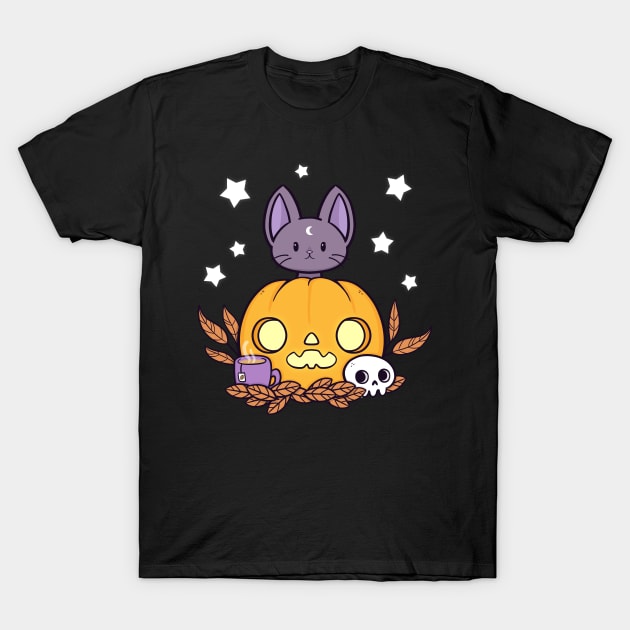 Pumpkin Cats Son  | Nikury T-Shirt by Nikury